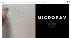 Desktop Screenshot of micropav.com